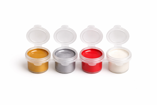 Ehobici 4 Renk Akrilik Boya Seti 3ml Metalik+Opak