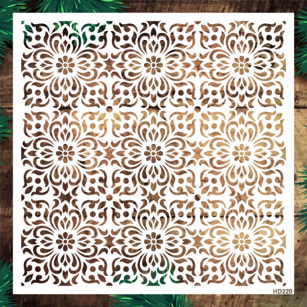 Duvar Dekor Stencil Şablon (50x50) HD-220