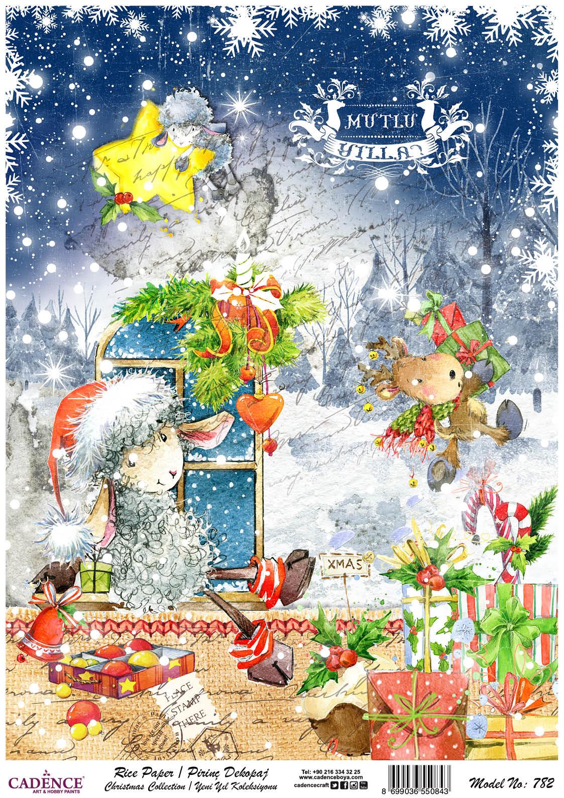 Cadence Pirinç Dekopaj Kağıdı Model - 782