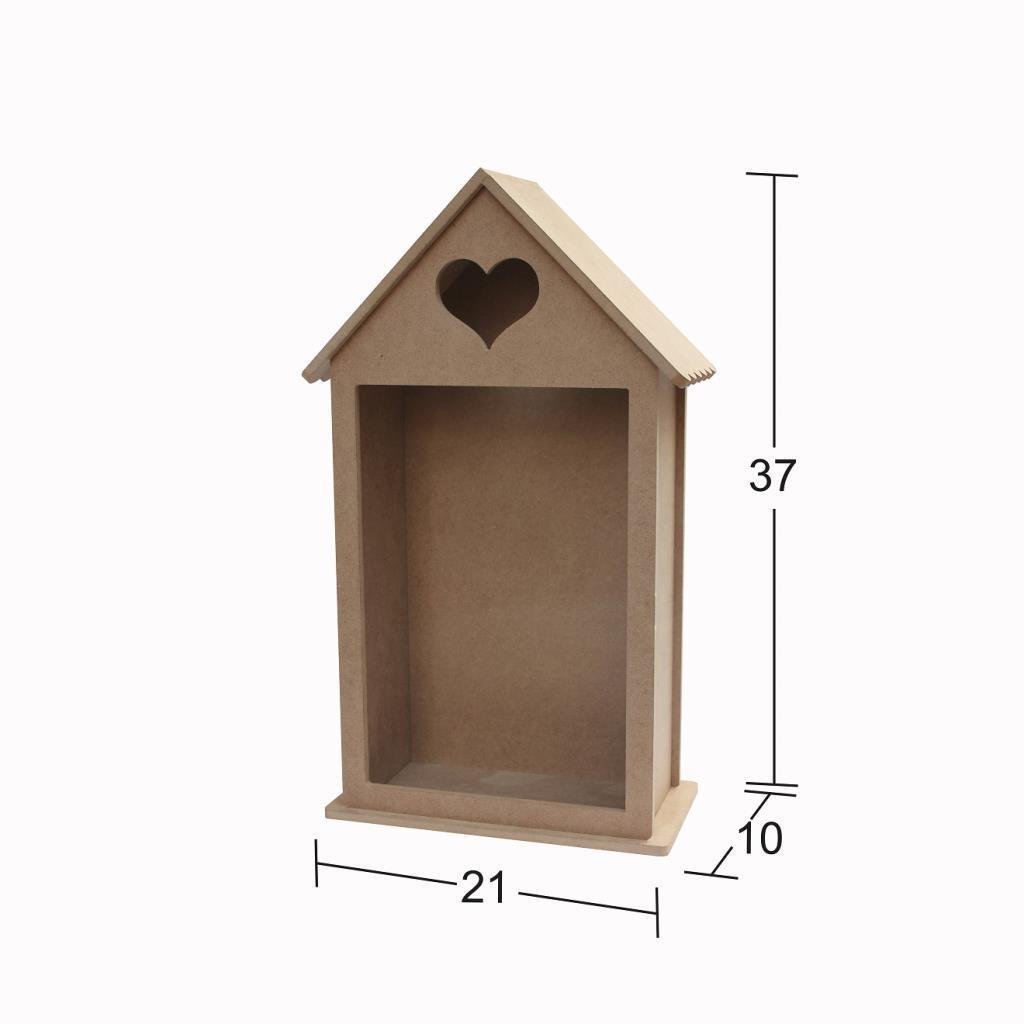 Ahşap Bibloluk 37x21cm L-348