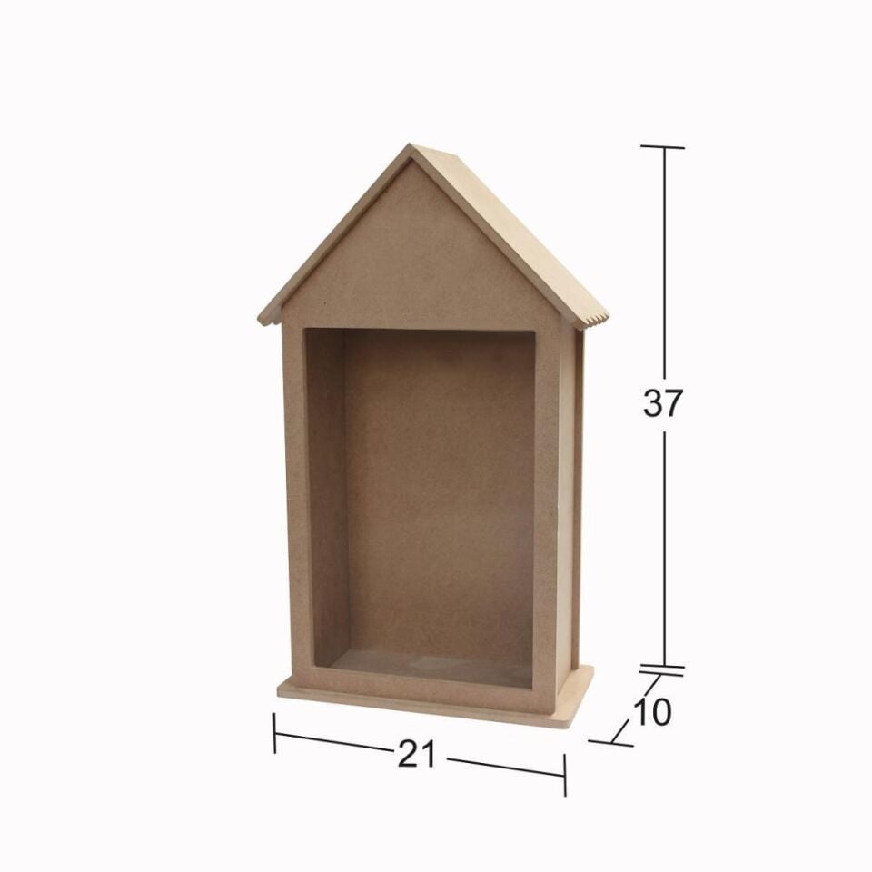 Ahşap Bibloluk 37x21cm L-349