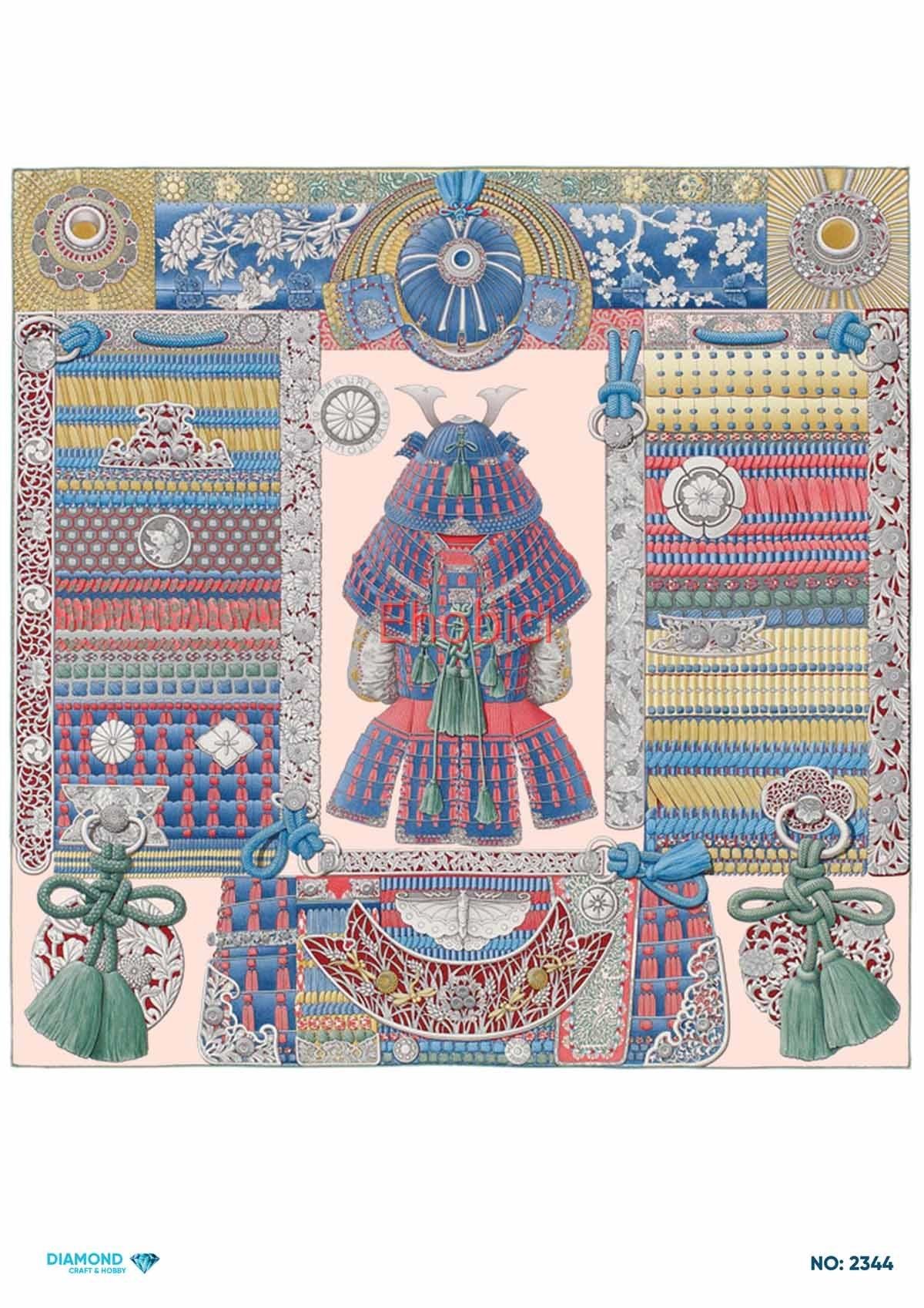 Diamond Pirinç Dekopaj Kağıdı - 2344