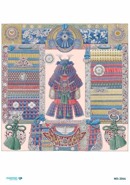 Diamond Pirinç Dekopaj Kağıdı - 2344