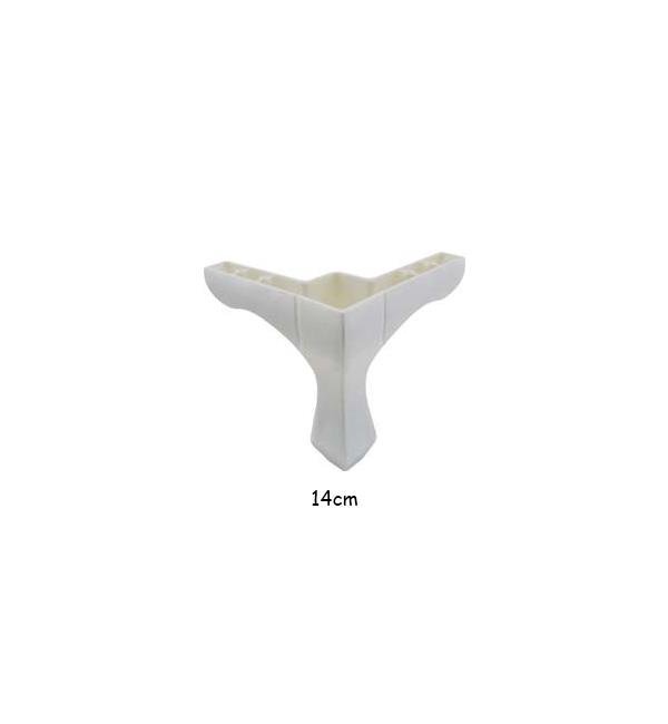 Lükens Ayak Düz Model 14cm Beyaz