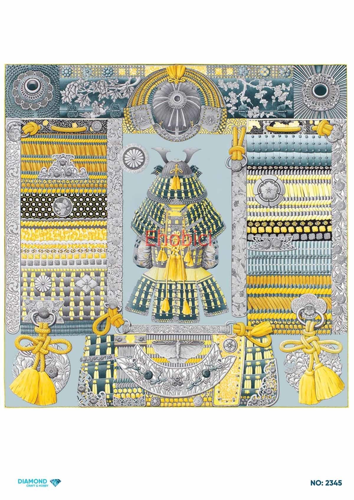 Diamond Pirinç Dekopaj Kağıdı - 2345