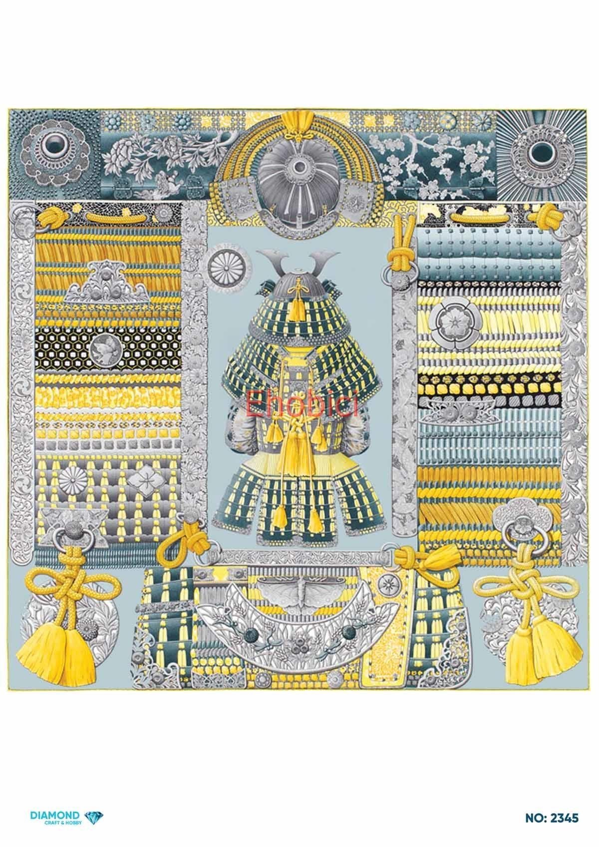 Diamond Pirinç Dekopaj Kağıdı - 2345