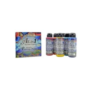 Cadence Hazır Akrilik Pouring Boya Seti 120ml All-in-1