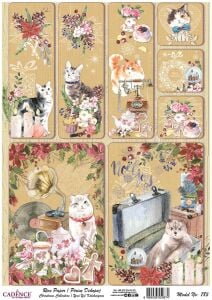 Cadence Pirinç Dekopaj Kağıdı Model - 785