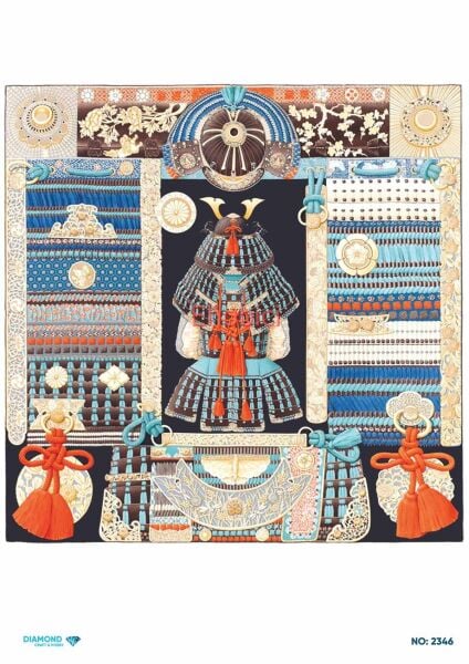 Diamond Pirinç Dekopaj Kağıdı - 2346