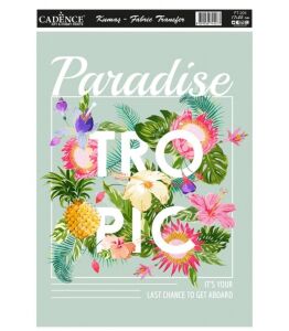 FT-205  Cadence Kumaş Transfer 17x25cm