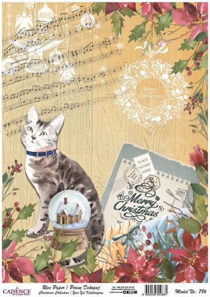 Cadence Pirinç Dekopaj Kağıdı Model - 786