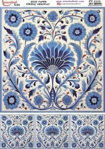 Pirinç Dekopaj Kağıdı 30x42cm PT-2112 Etnik