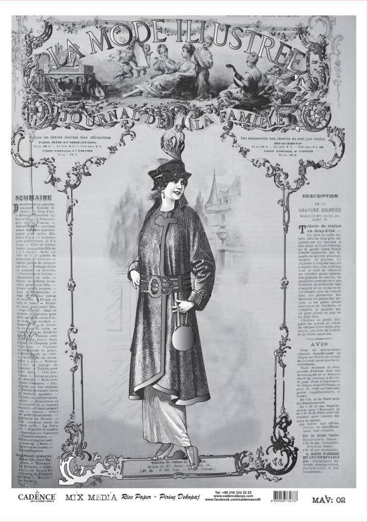 Cadence Mix Media Varak Pirinç Dekopaj MAV-02 GÜMÜŞ