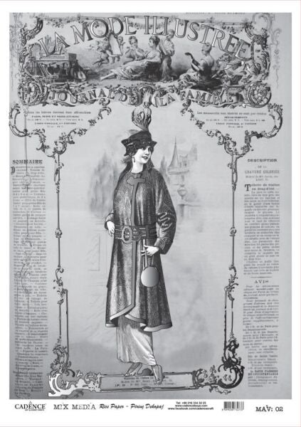 Cadence Mix Media Varak Pirinç Dekopaj MAV-02 GÜMÜŞ