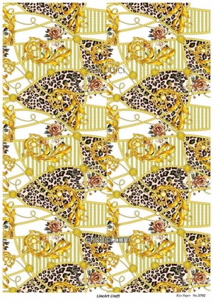 Lineart Pirinç Dekopaj Kağıdı - 3702