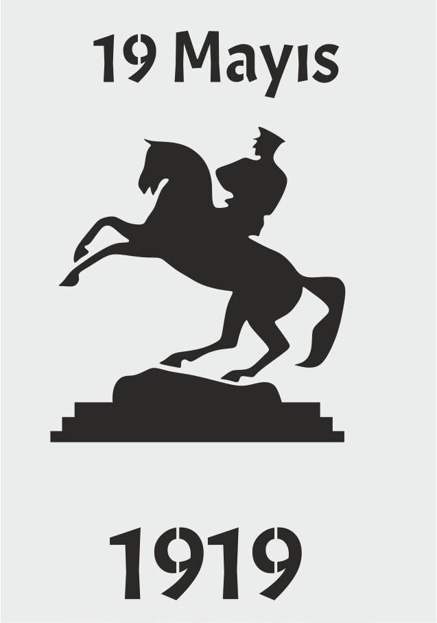 Siluet Desenler Stencil Şablon (21x30) SL-049