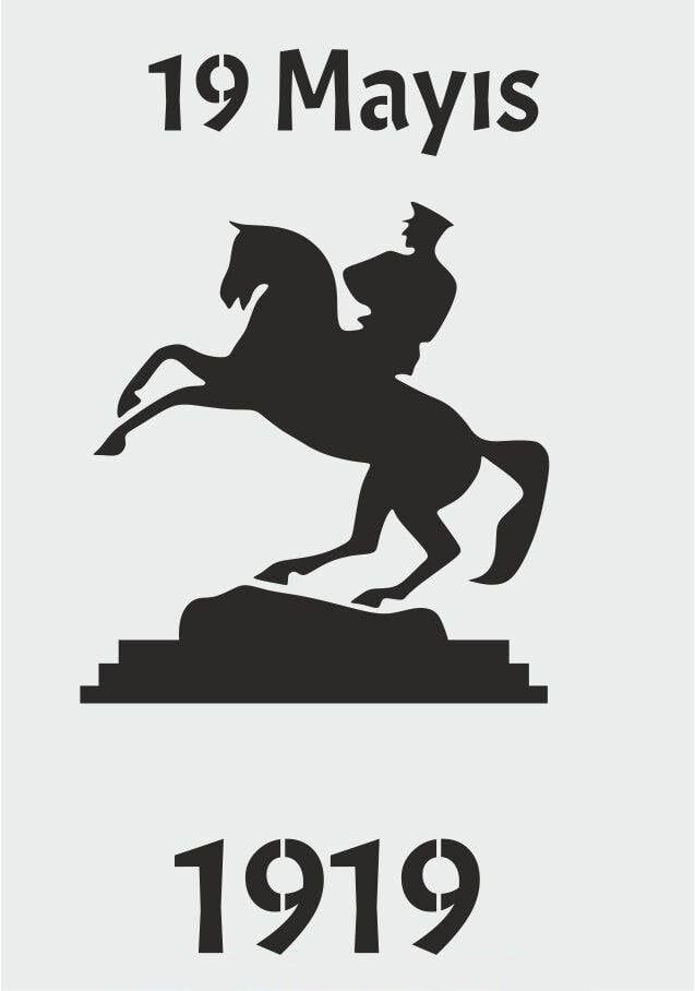 Siluet Desenler Stencil Şablon (21x30) SL-049