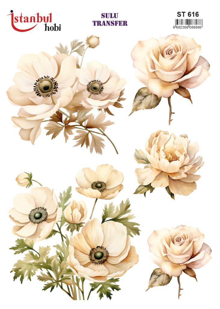 Sulu Transfer Kağıdı 25x35cm ST-616