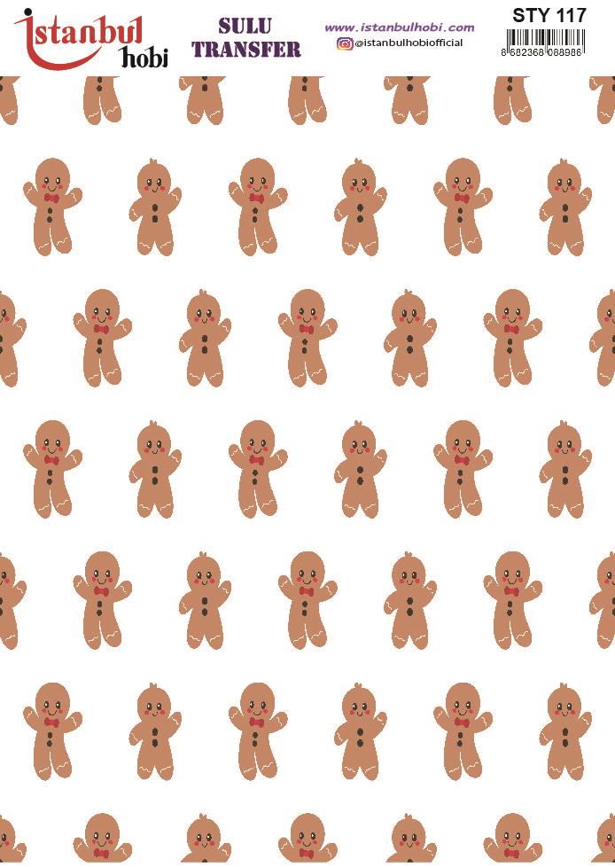 Yılbaşı Sulu Transfer 25x35cm STY117