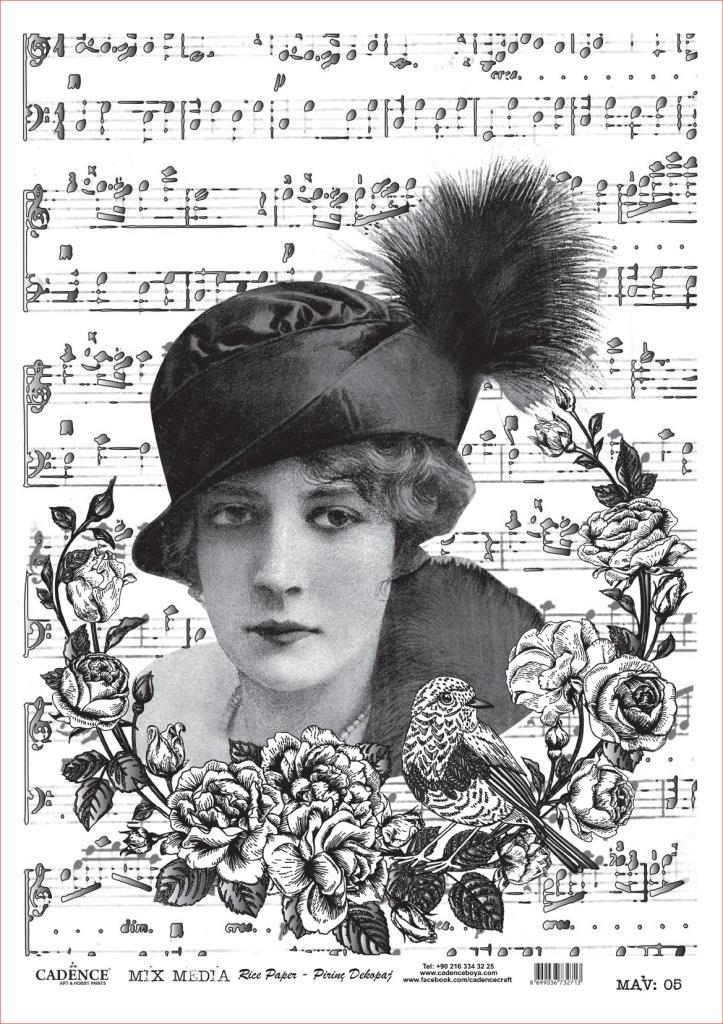 Cadence Mix Media Varak Pirinç Dekopaj MAV-05 GÜMÜŞ