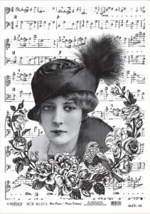 Cadence Mix Media Varak Pirinç Dekopaj MAV-05 GÜMÜŞ