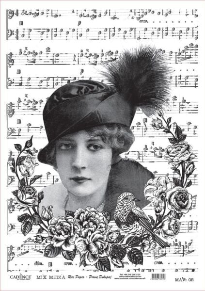 Cadence Mix Media Varak Pirinç Dekopaj MAV-05 GÜMÜŞ