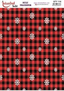 Yılbaşı Sulu Transfer 25x35cm STY118