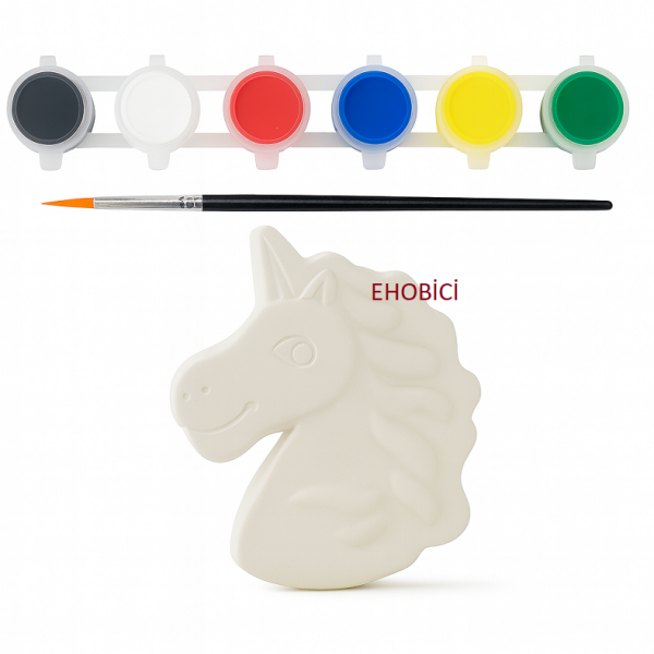Ehobici Taş Boyama Seti My Little Pony 6 Renk Akrilik Boya 5ml + Fırça