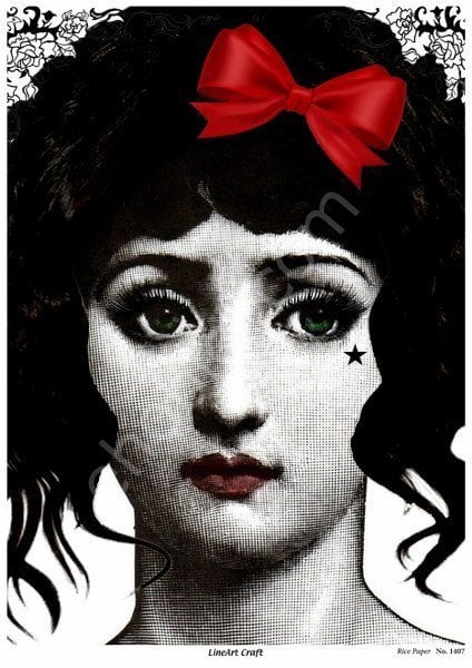 Lineart Pirinç Dekopaj Kağıdı Model - 1407