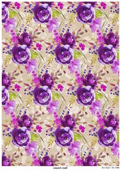 Lineart Pirinç Dekopaj Kağıdı Model - 1408