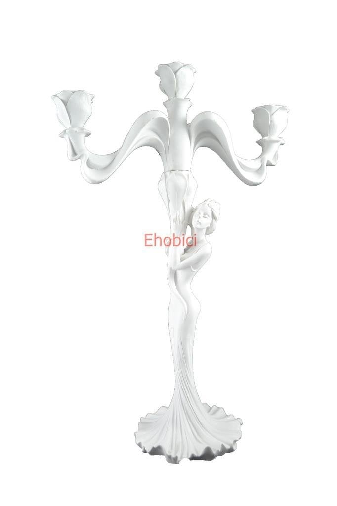 Polyester Sd19 (50x32) - Kadin Üçlü Şamdan SD19