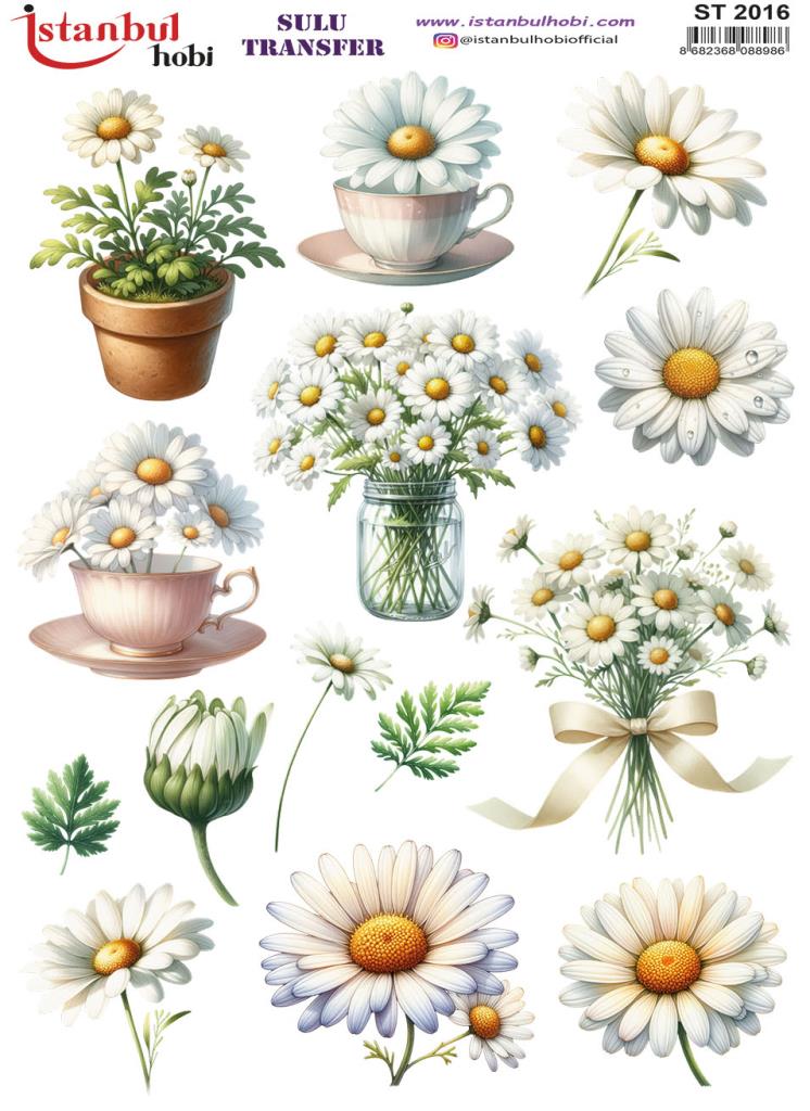 Sulu Transfer Kağıdı 25x35cm ST-2016