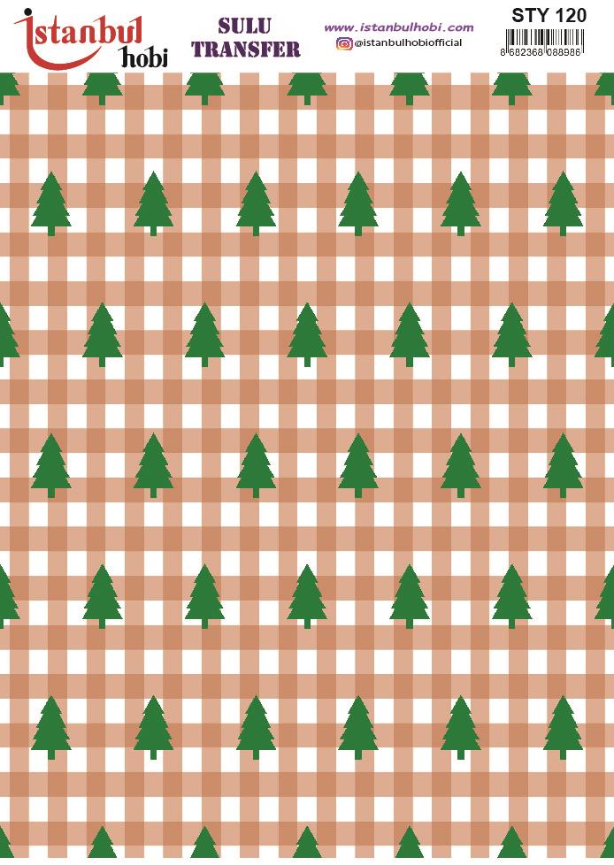 Yılbaşı Sulu Transfer 25x35cm STY120