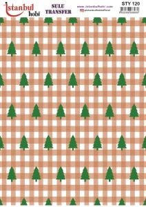Yılbaşı Sulu Transfer 25x35cm STY120