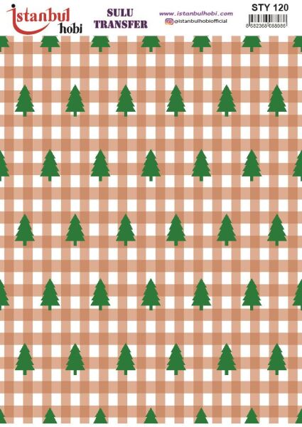 Yılbaşı Sulu Transfer 25x35cm STY120