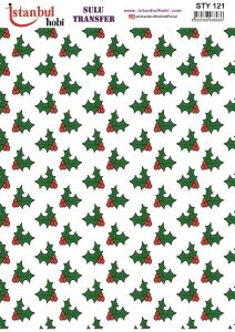 Yılbaşı Sulu Transfer 25x35cm STY121