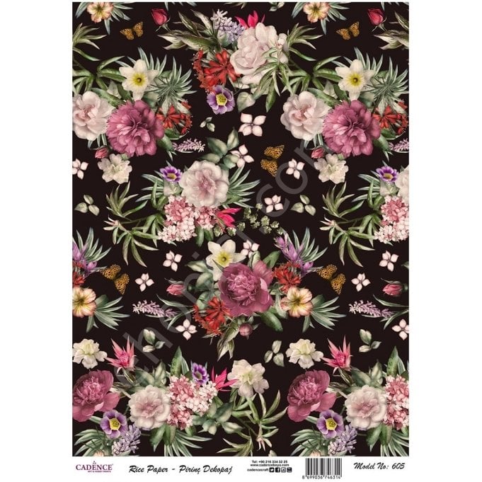 Cadence Pirinç Dekopaj Kağıdı Model - 605