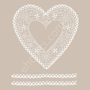 DS01 Cadence Dantel Serisi 25x35 Stencil