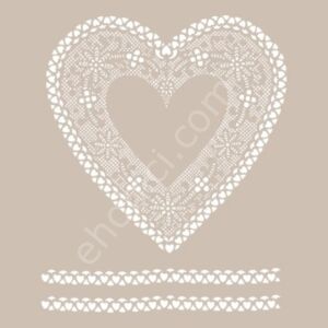 DS01 Cadence Dantel Serisi 25x35 Stencil