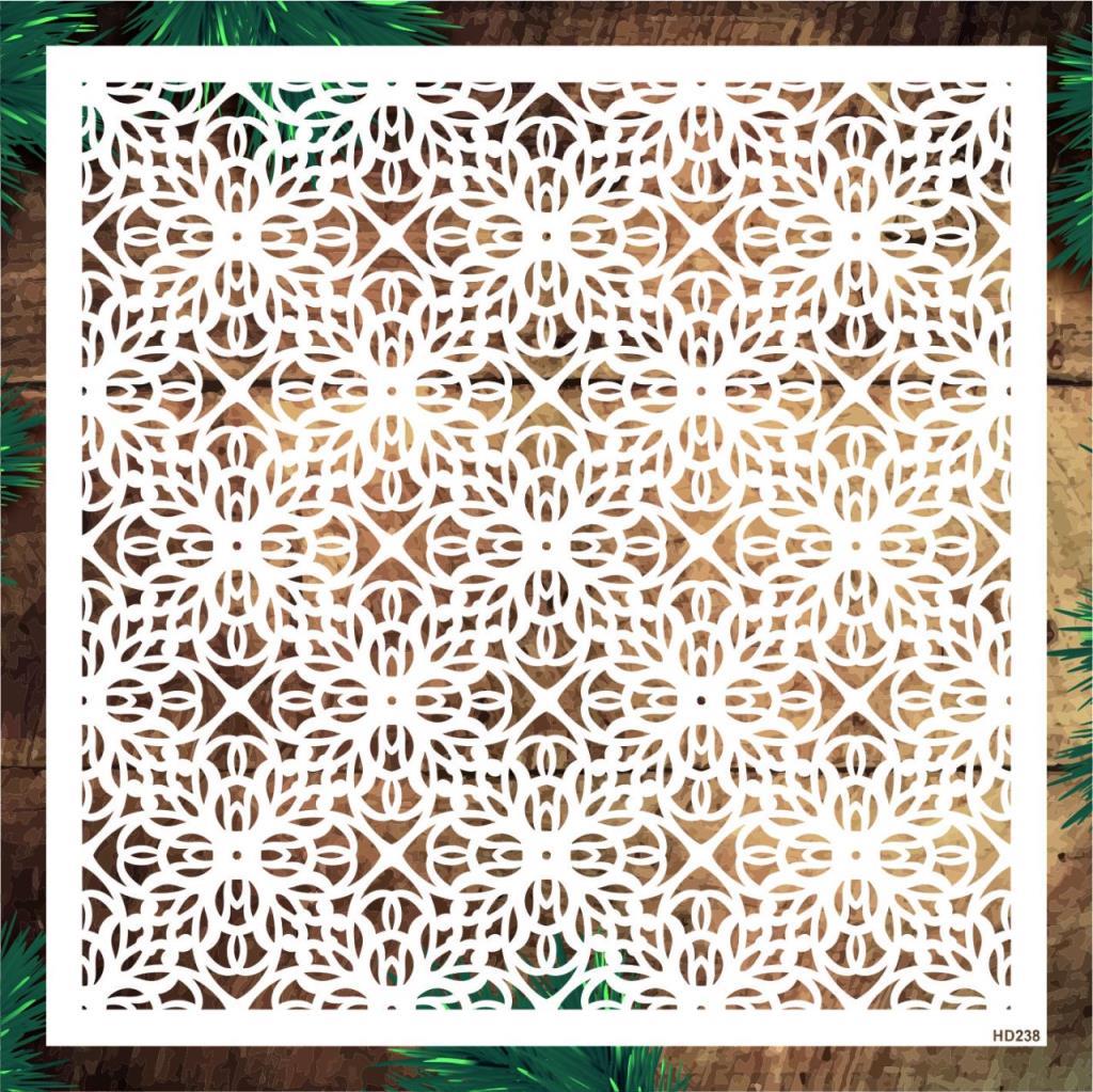 Duvar Dekor Stencil Şablon (40x40) HD-238
