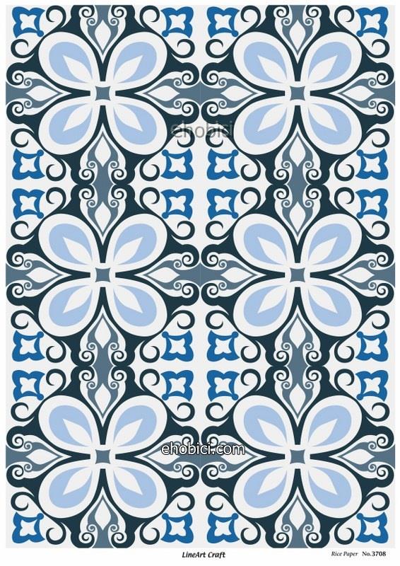 Lineart Pirinç Dekopaj Kağıdı - 3708