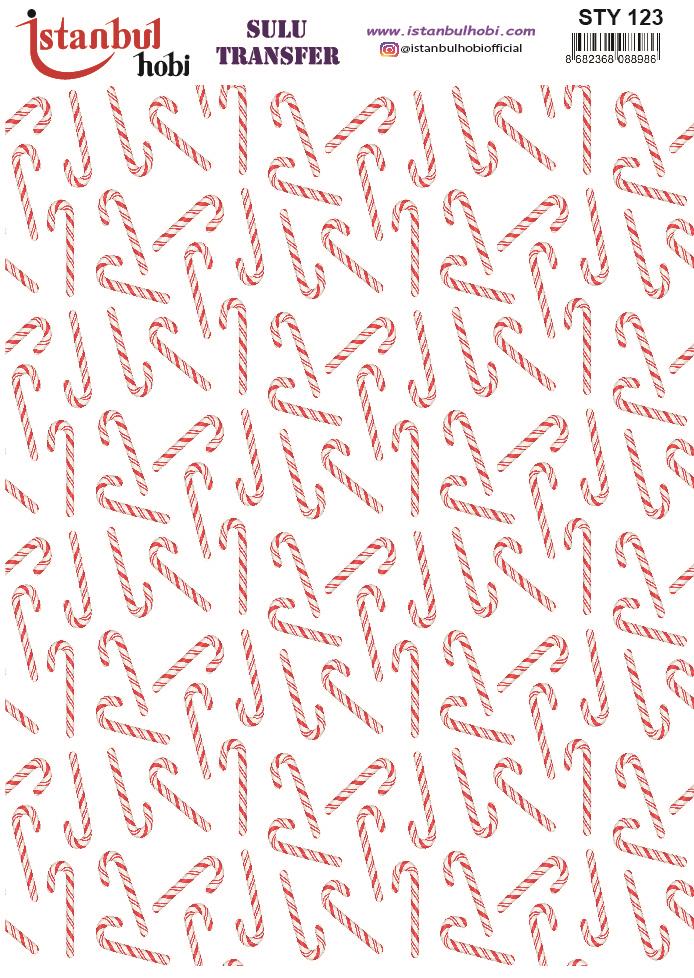 Yılbaşı Sulu Transfer 25x35cm STY123