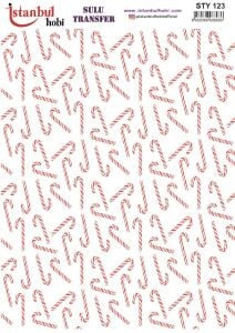 Yılbaşı Sulu Transfer 25x35cm STY123