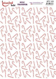 Yılbaşı Sulu Transfer 25x35cm STY123