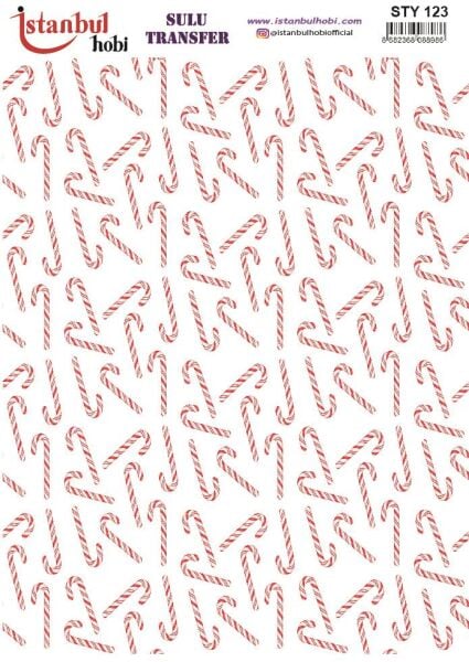 Yılbaşı Sulu Transfer 25x35cm STY123