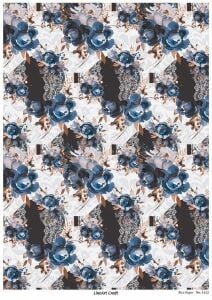 Lineart Pirinç Dekopaj Kağıdı Model - 1412