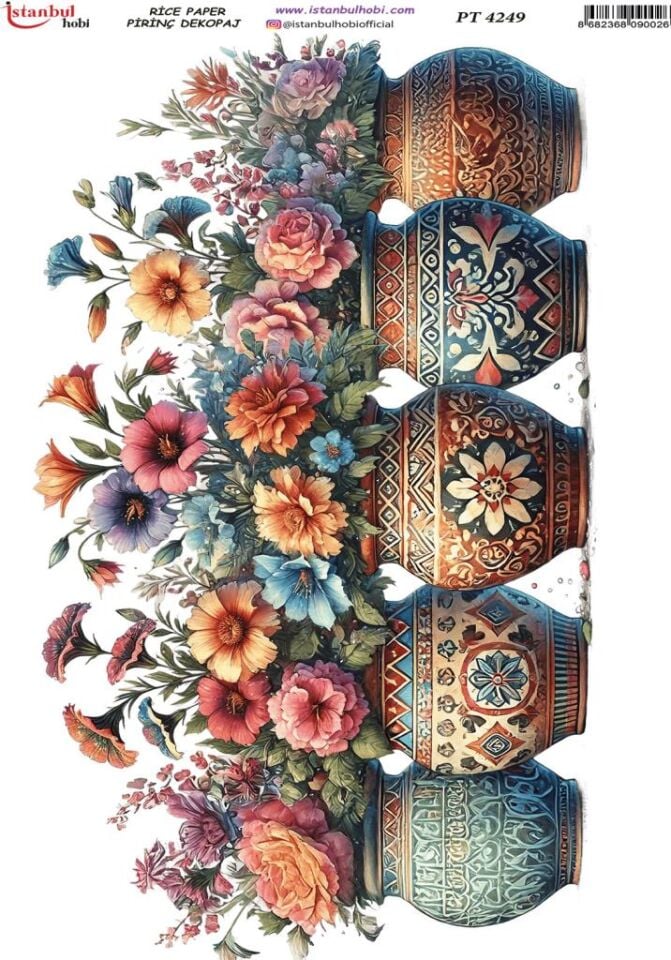 Pirinç Dekopaj Kağıdı 30x42cm PT-4249