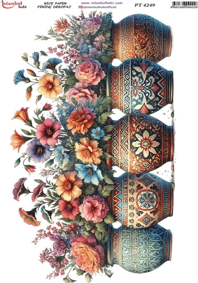 Pirinç Dekopaj Kağıdı 30x42cm PT-4249