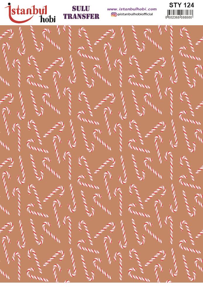 Yılbaşı Sulu Transfer 25x35cm STY124