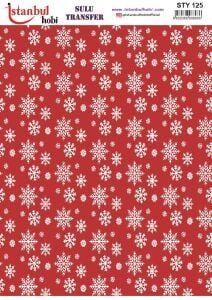Yılbaşı Sulu Transfer 25x35cm STY125